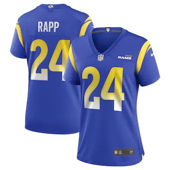 womens nike taylor rapp royal los angeles rams game jersey_